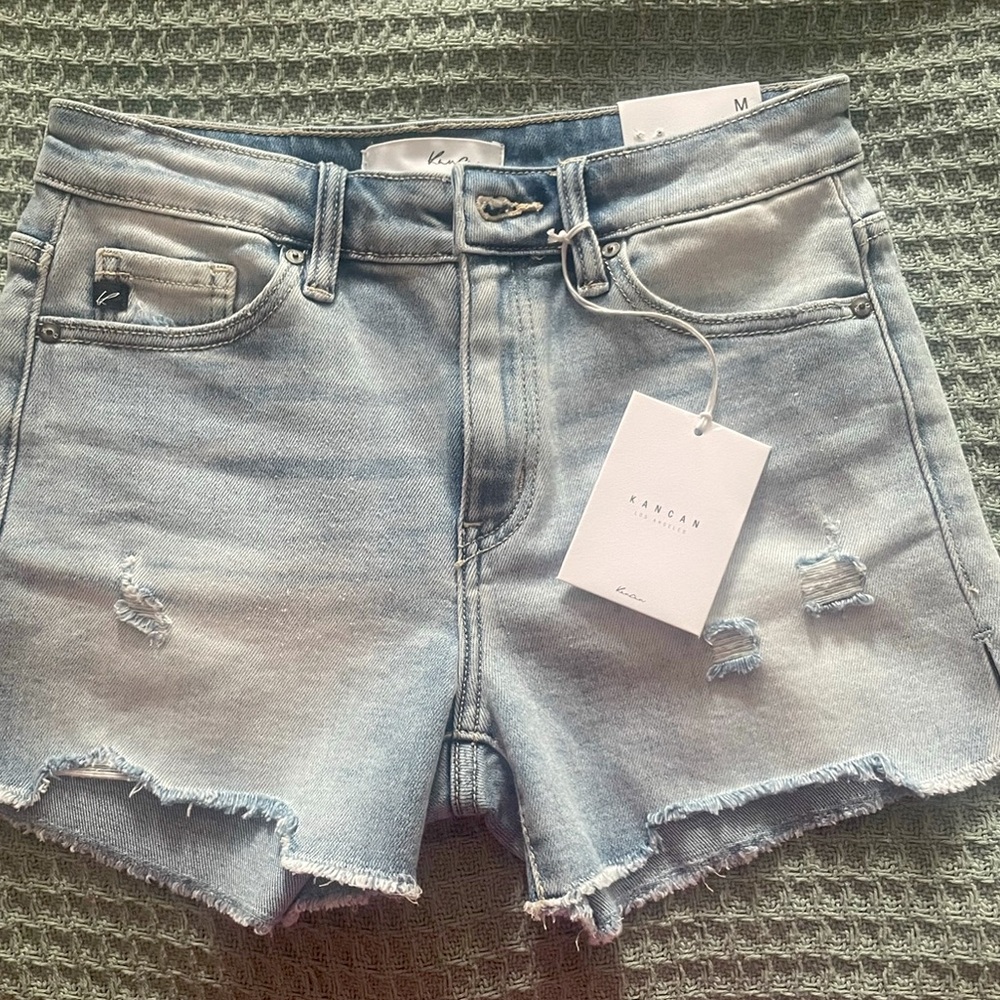 KanCan Denim distressed shorts